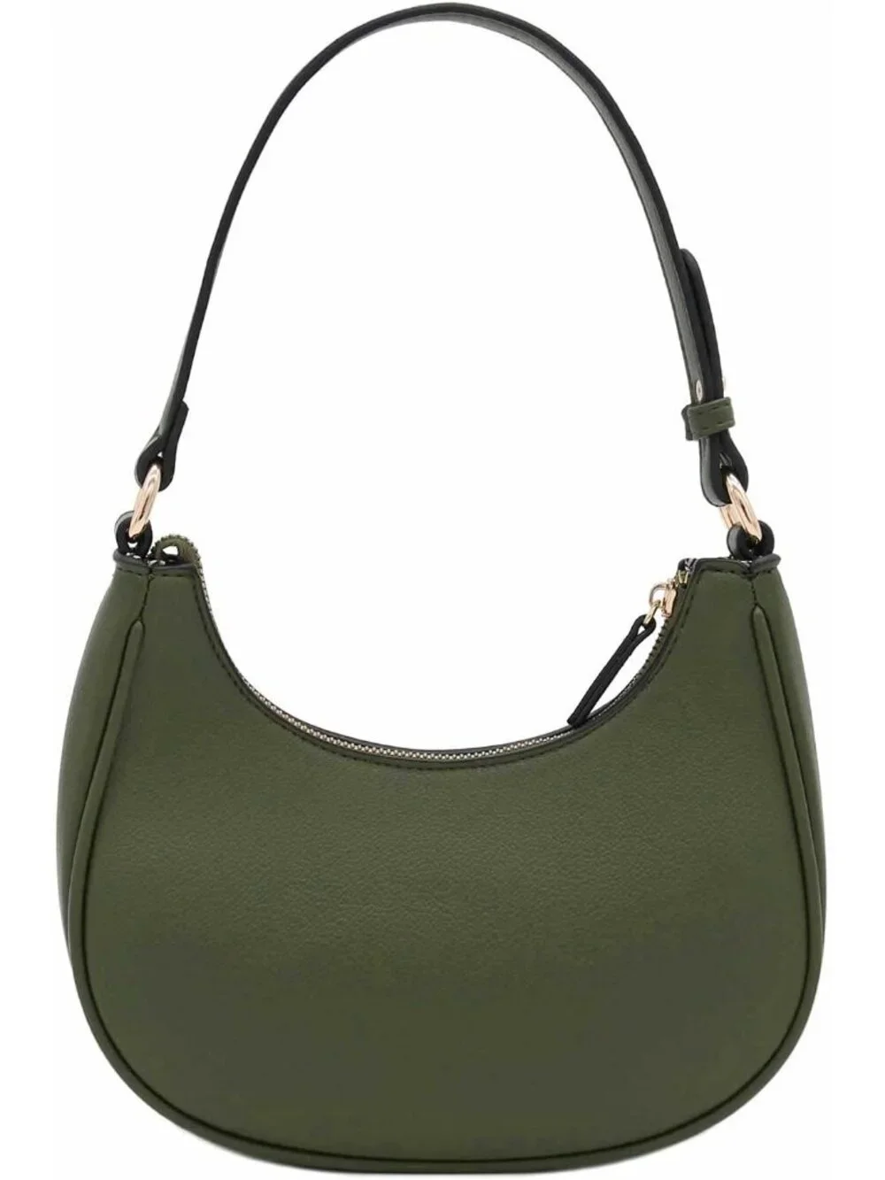 Women Olive Small Crescent For Trendy Underarm Purse Zipper Shoulder Bag